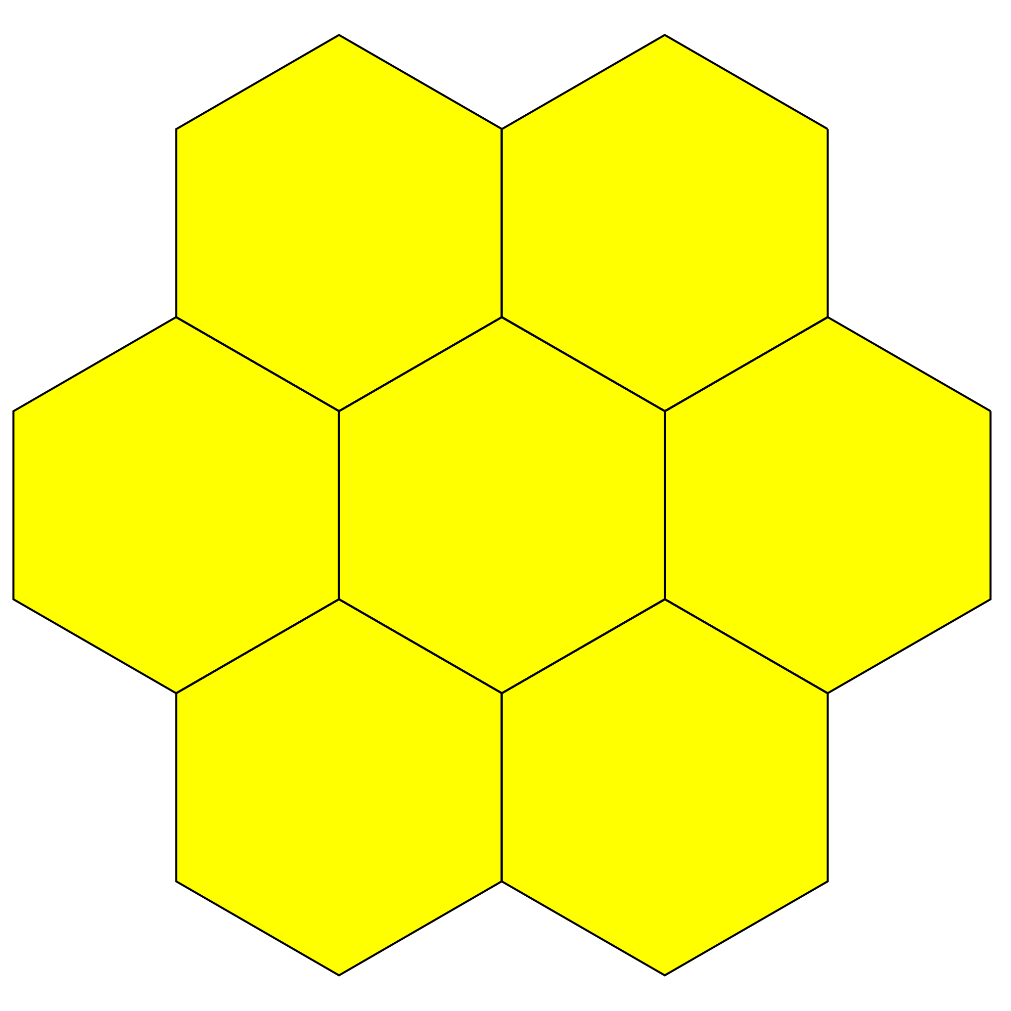 WS zone of hexagonal lattice